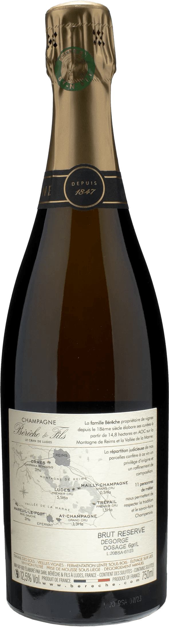 Bereche & Fils Champagne Brut Reserve Magnum