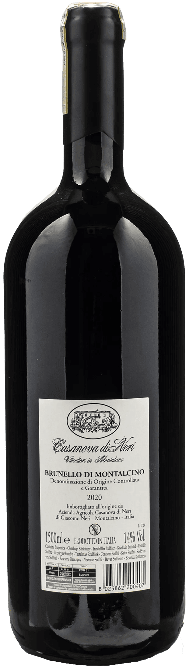 Casanova di Neri Brunello di Montalcino Magnum 2020
