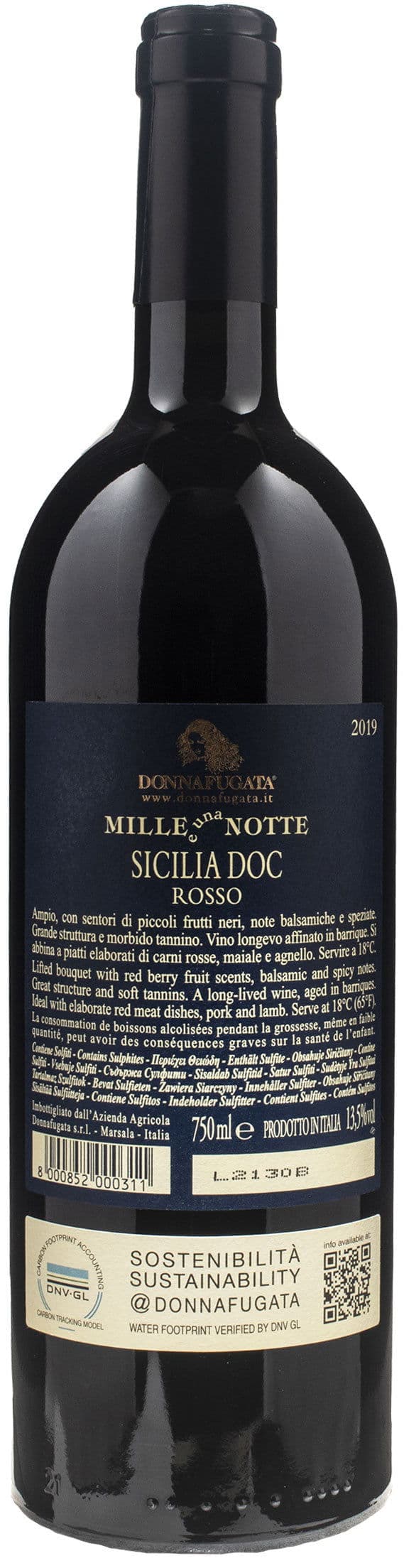 Donnafugata Mille e una Notte 2019