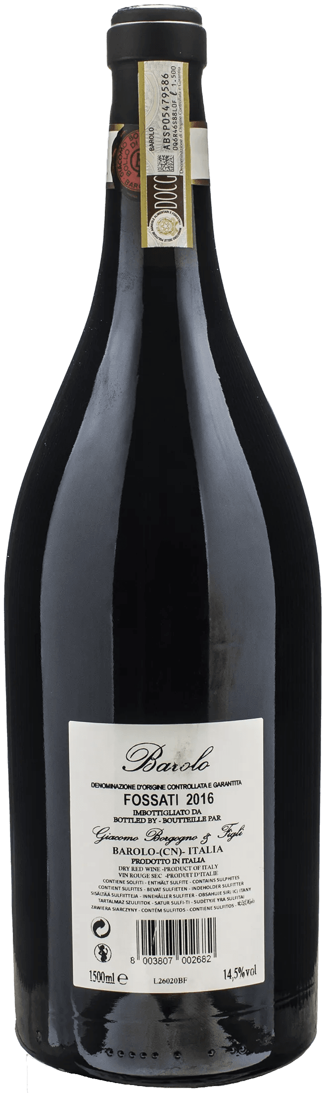 Giacomo Borgogno Barolo Fossati Magnum 2016