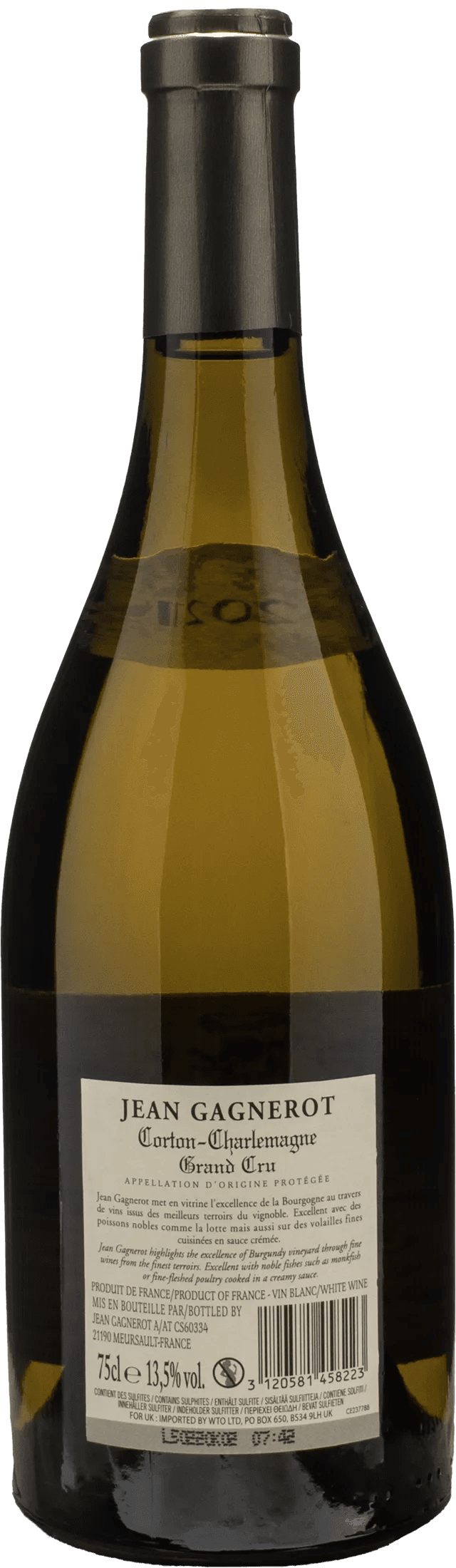 Jean Gagnerot Corton Charlemagne Grand Cru 2021