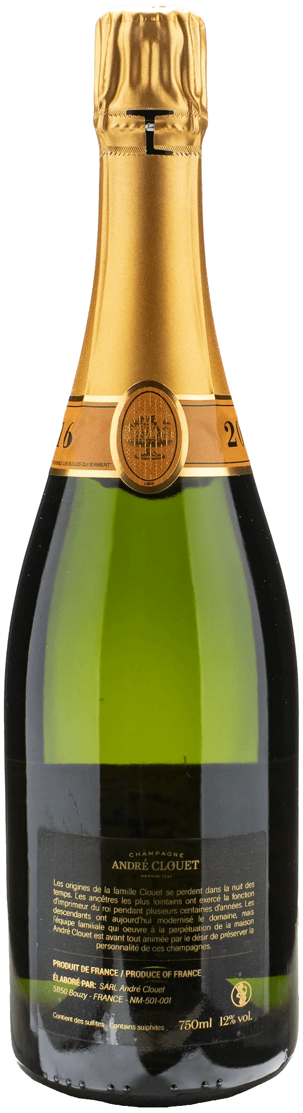 Andre Clouet Champagne Dream Vintage Brut 2016