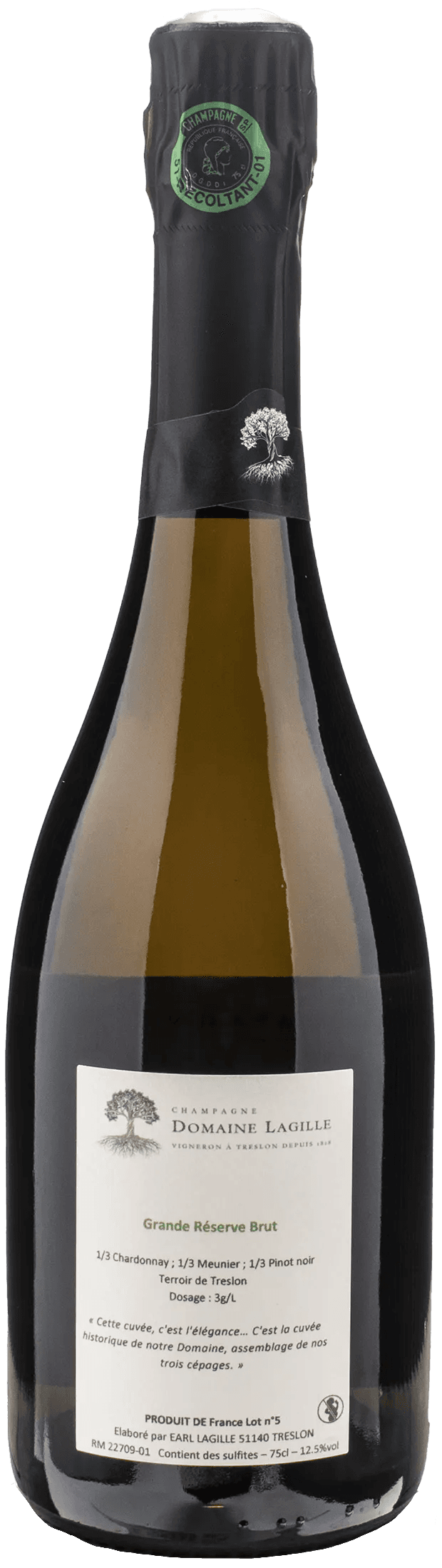 Domaine Lagille Champagne Grande Reservee Brut