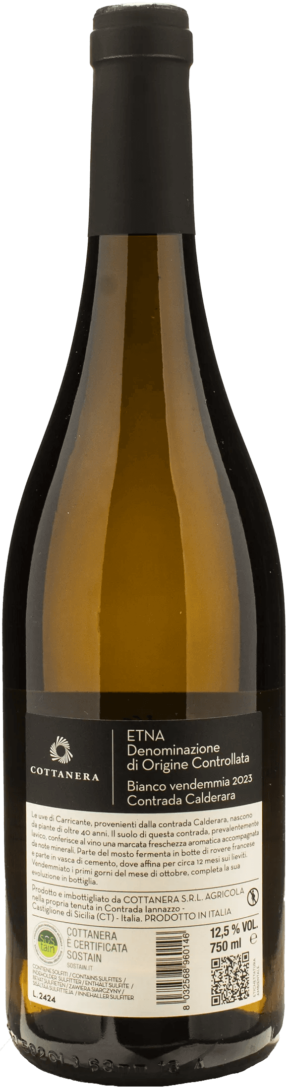Cottanera Etna Bianco Contrada Calderara 2023