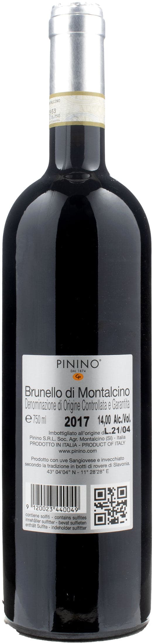 Azienda Agricola Pinino Brunello di Montalcino 2017