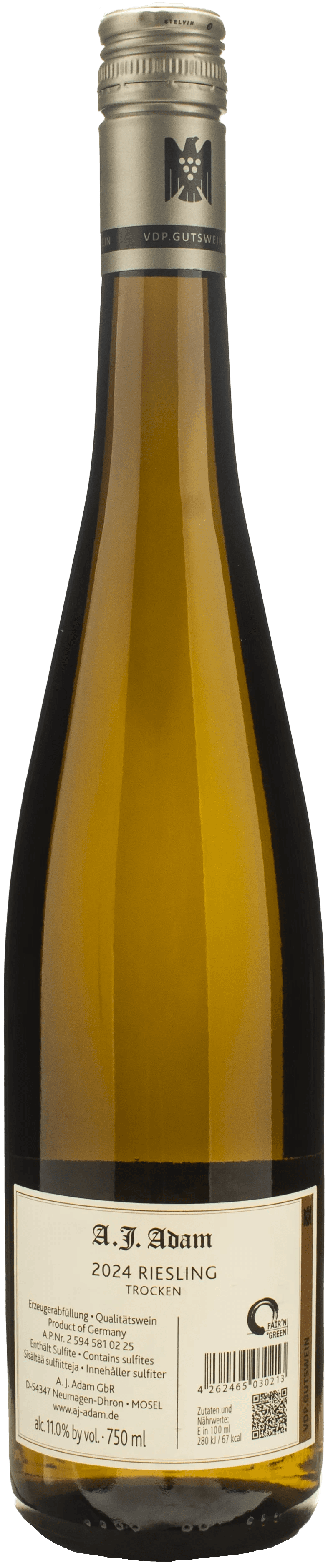 A.J. Adam Riesling Trocken 2024