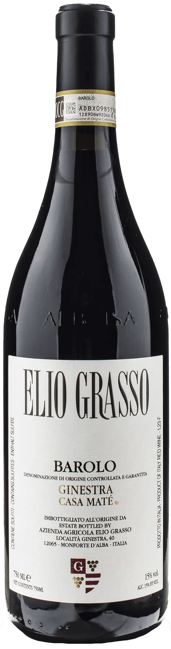 Elio Grasso Barolo Ginestra Casa Mate 2020