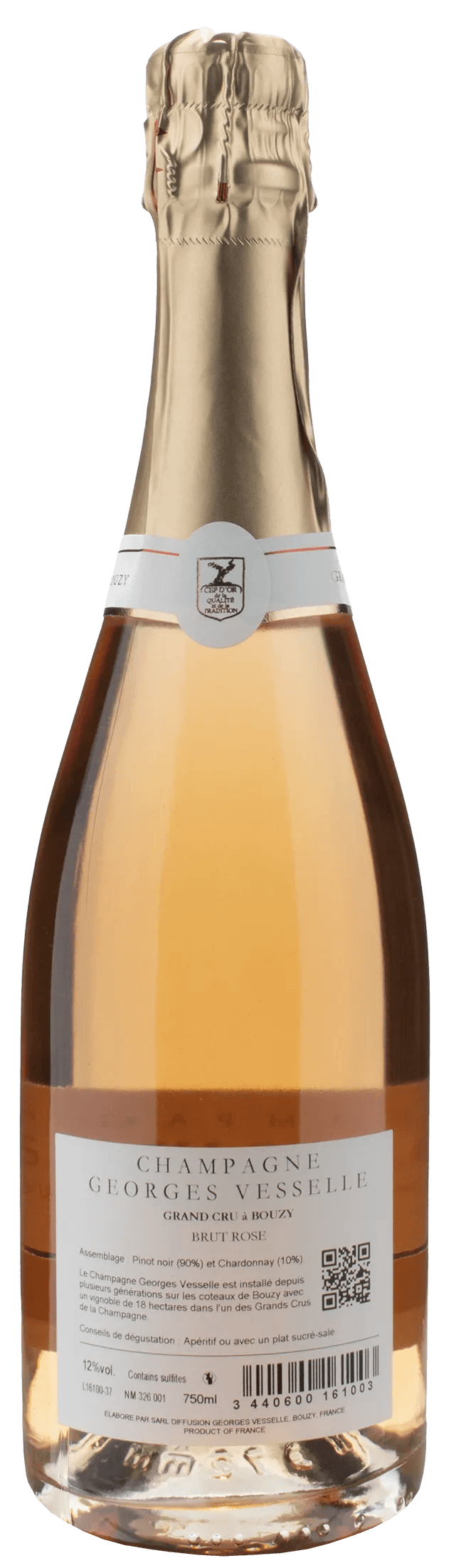 Georges Vesselle Champagne Grand Cru Brut Rosè