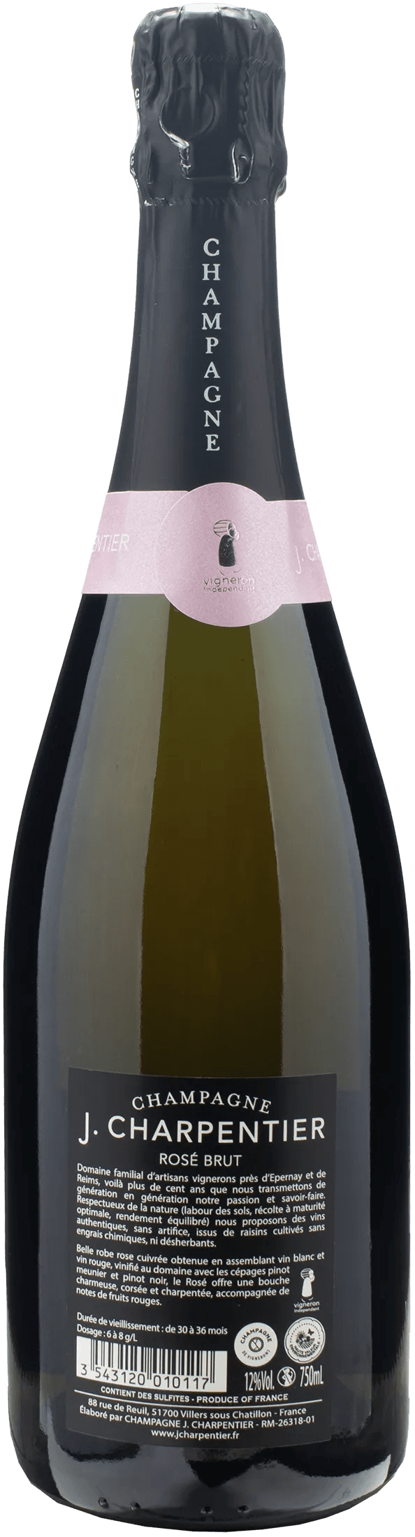 J. Charpentier Champagne Rosè Brut