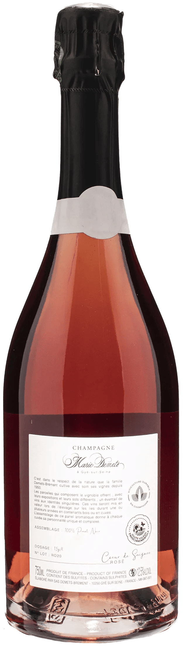 Marie Demets Champagne Coeur De Saignee Rosè