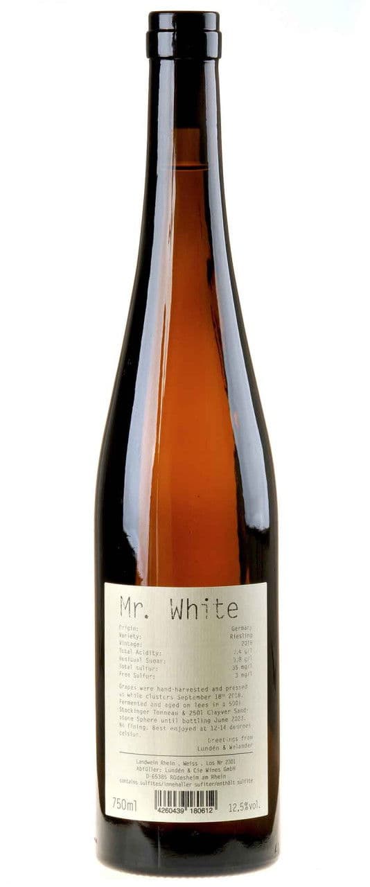 Lundén & Welander Riesling Mr. White 2018 white
