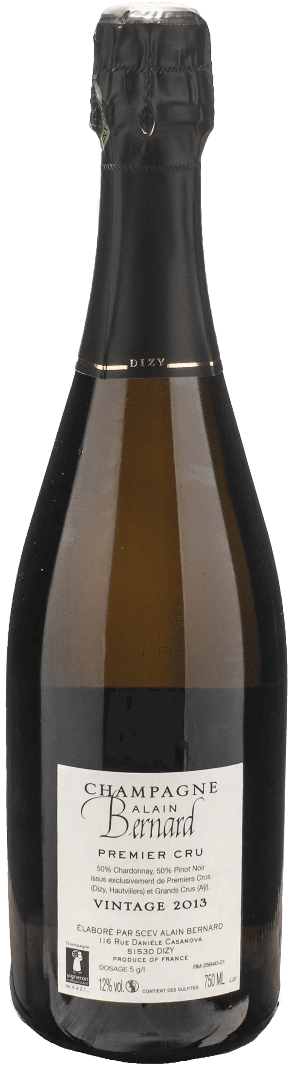 Alain Bernard Champagne 1er Cru 2013