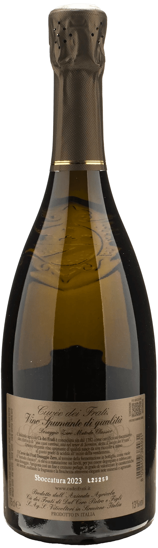 Ca' dei Frati Cuvee dei Frati Dosaggio Zero
