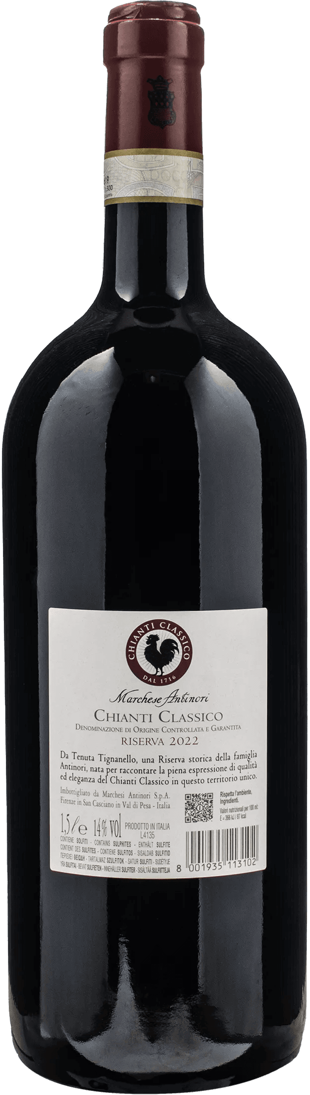 Tignanello Chianti Classico Riserva Magnum 2022