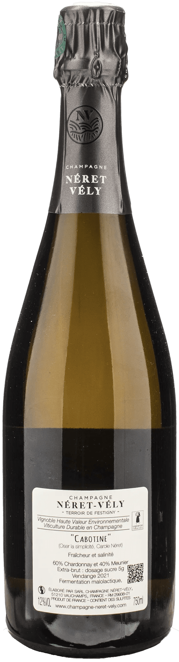 Neret Vely Champagne Cabotine Extra Brut