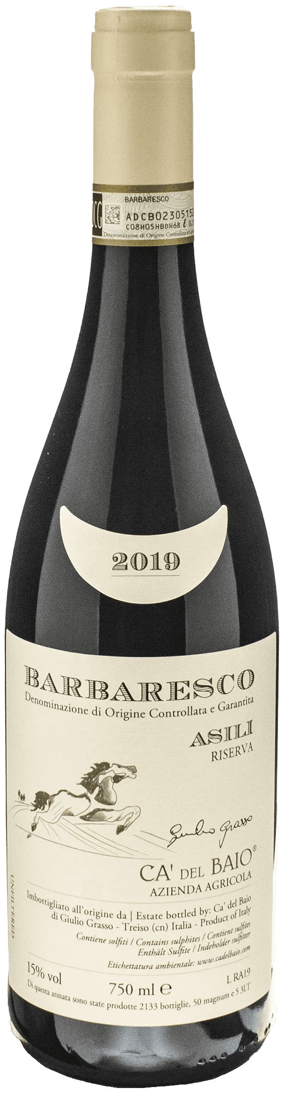Ca del Baio Barbaresco Asili Riserva 2019