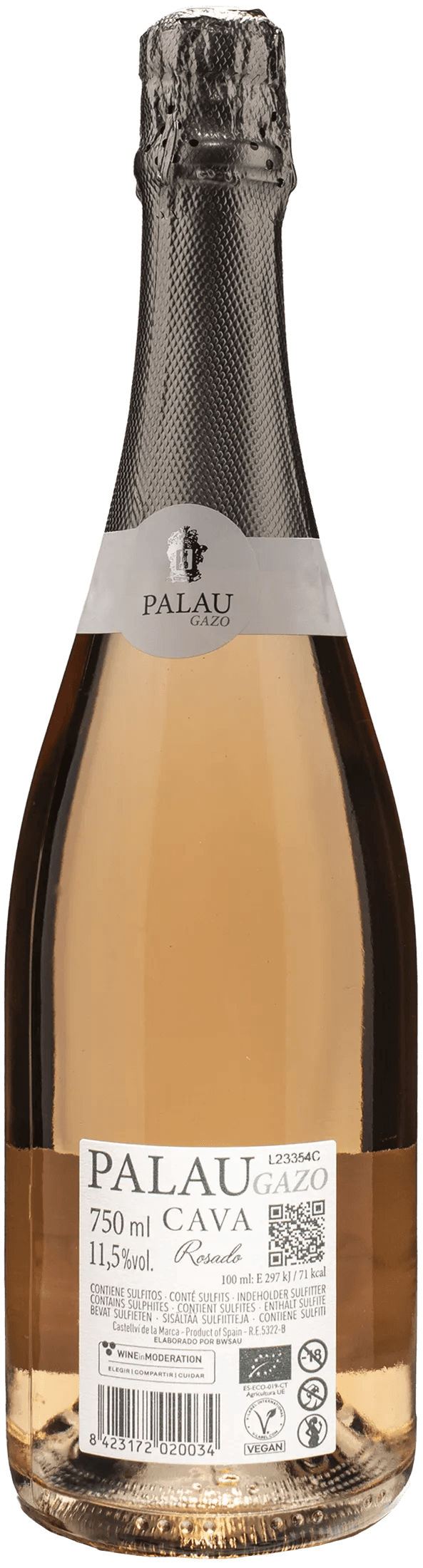 Cava Palau Gazo Traditional Method Rosado Brut