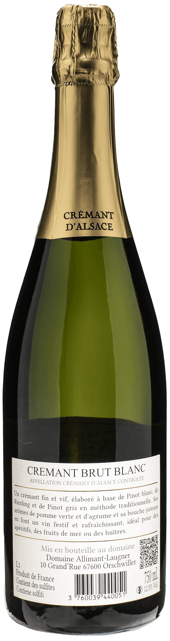 Domaine Allimant Laugner Cremant d'Alsace Brut