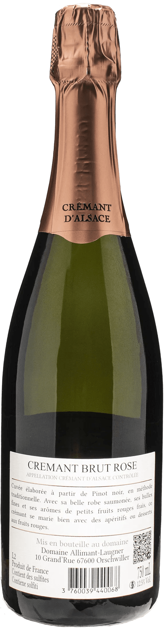 Allimant Laugner Cremant d'Alsace Rosè Brut