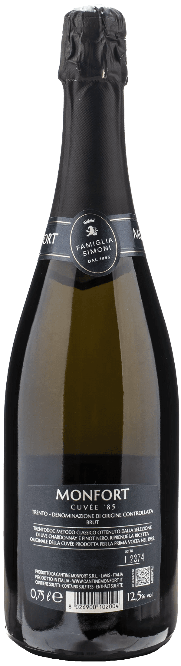 Casata Monfort Trento Cuvee '85 Brut