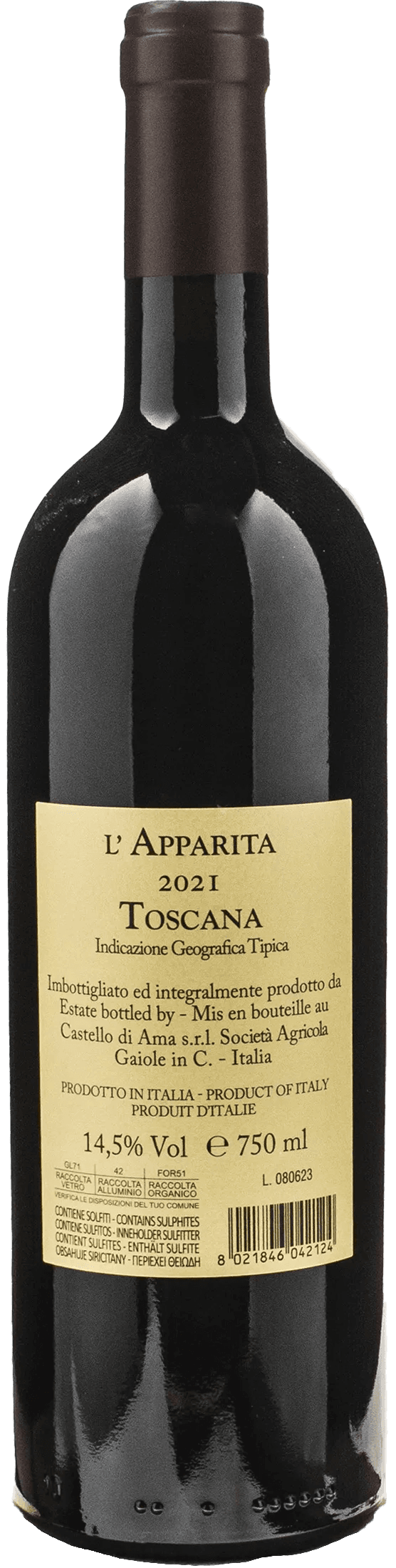 Castello di Ama l'Apparita 2021