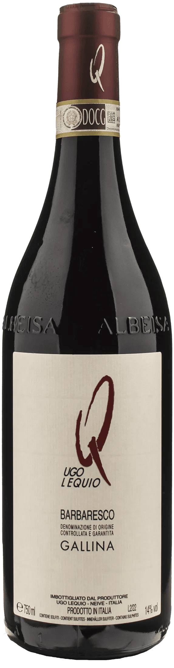 Ugo Lequio Barbaresco Gallina 2019