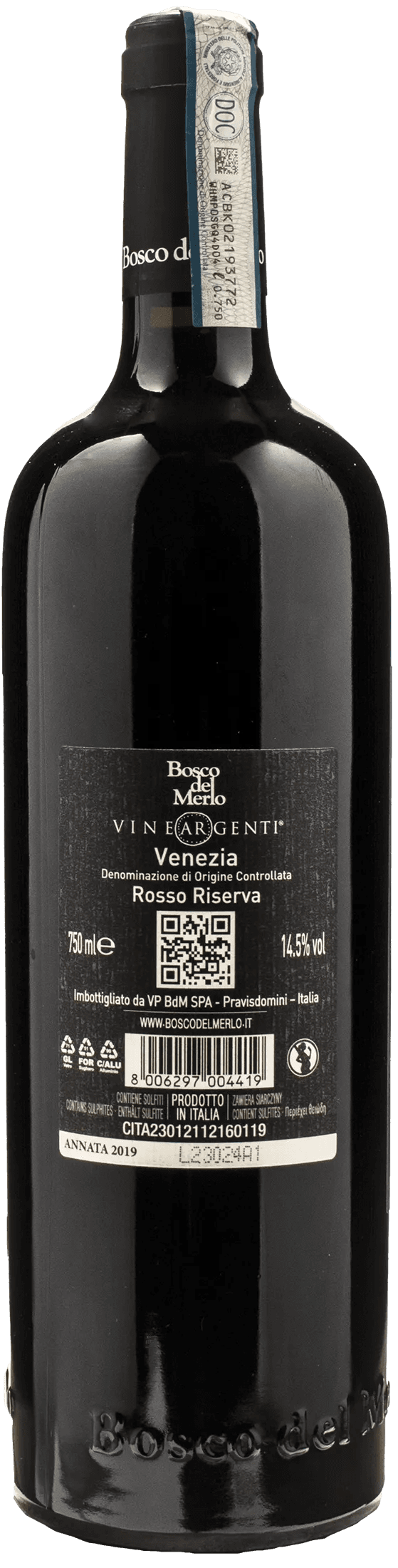 Bosco del Merlo Vineargenti Rosso Riserva 2019