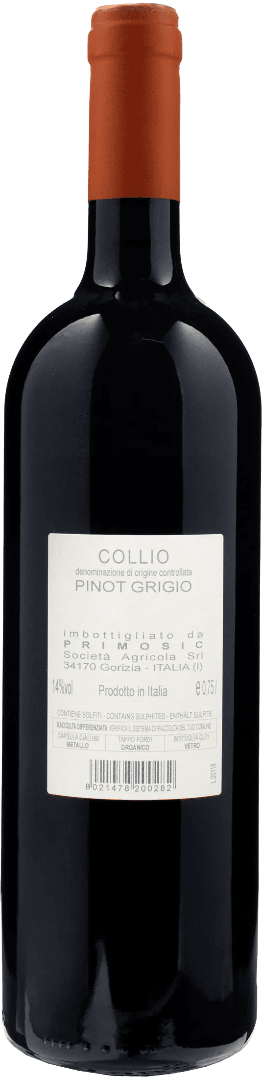 Primosic Pinot Grigio Skin 2020