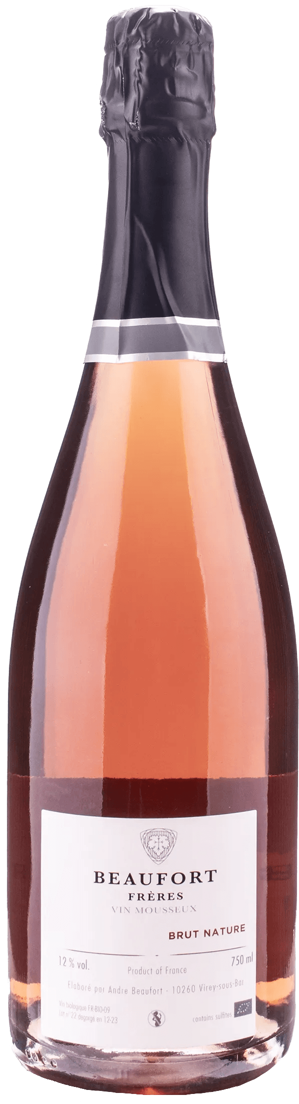 Beaufort Freres Vin Mousseux Brut Nature Rosè 2022