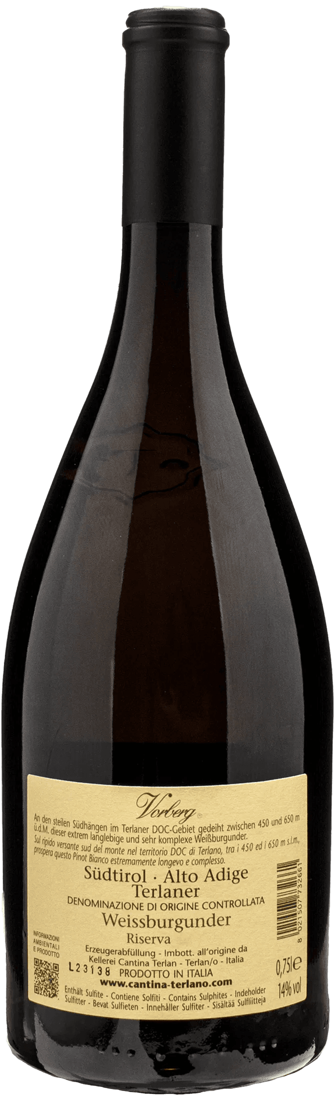 Terlano Pinot Bianco Vorberg Riserva 2022