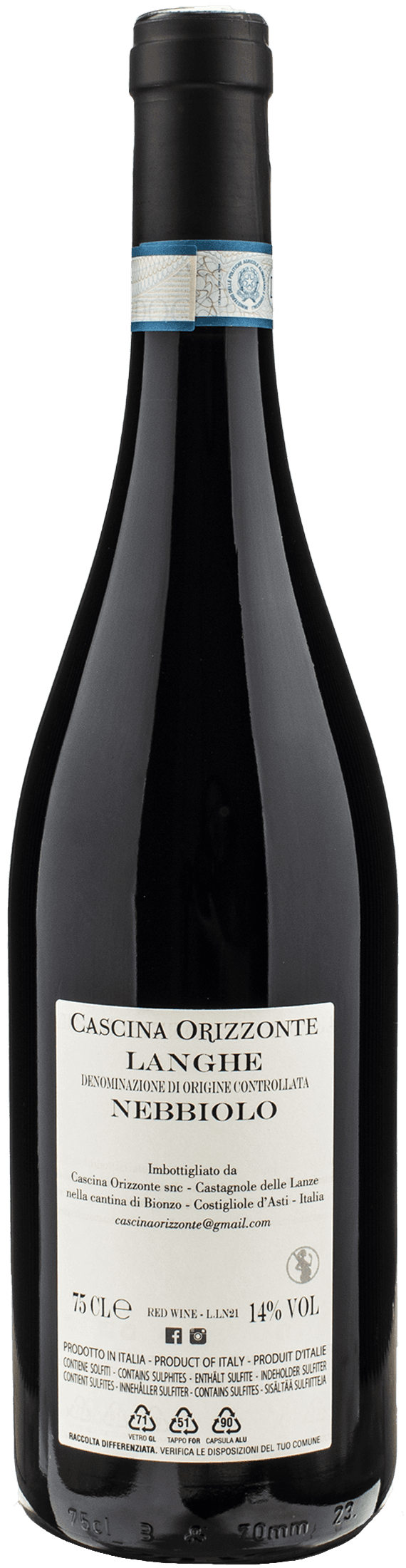 Cascina Orizzonte Langhe Nebbiolo 2021