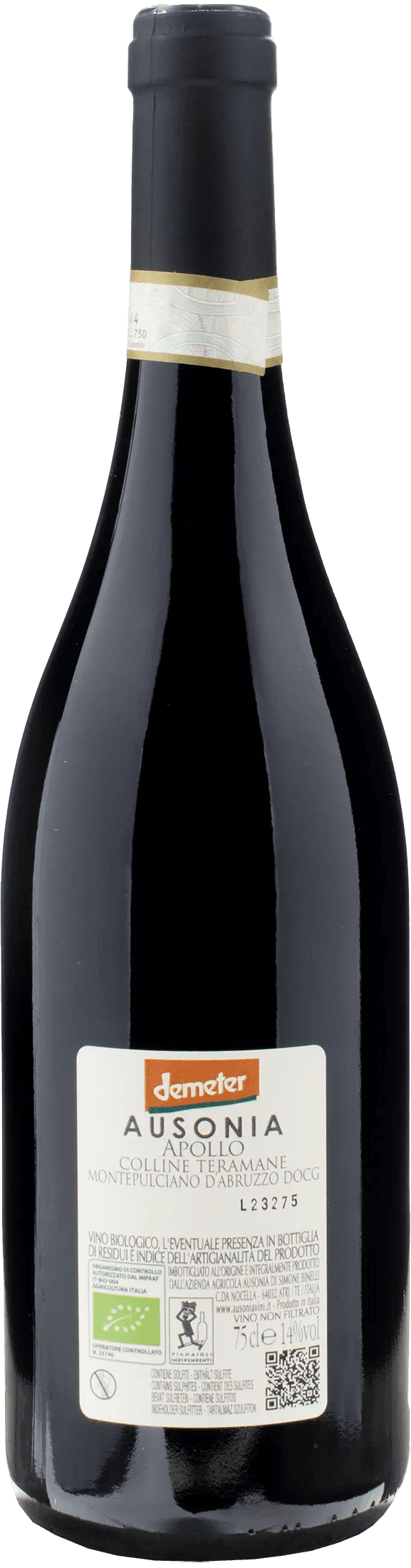 Ausonia Montepulciano d'Abruzzo Teramane Apollo 2021