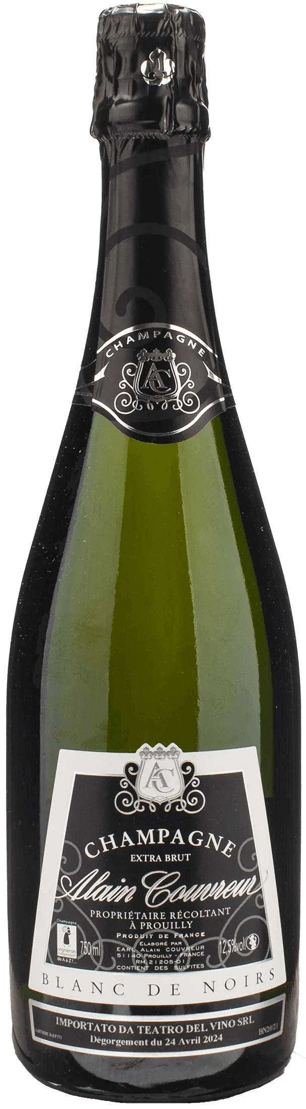 Alain Couvreur Champagne Blanc De Noirs Extra Brut