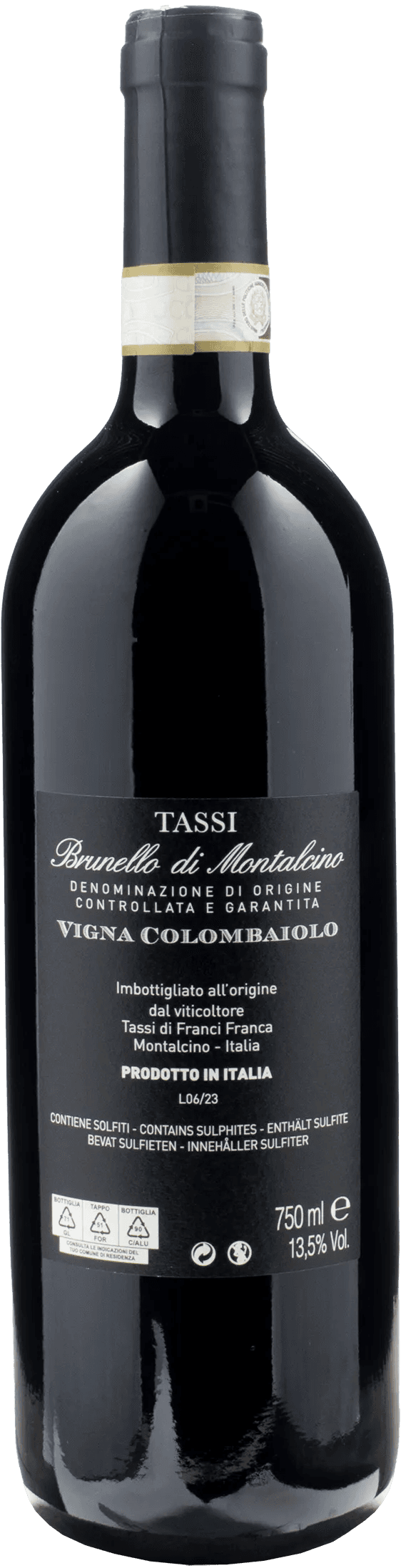 Tassi Brunello di Montalcino Vigna Colombaiolo 2019
