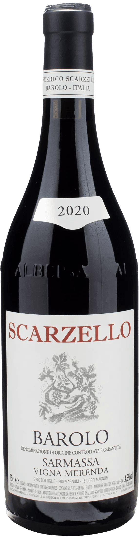Scarzello Barolo Sarmassa Vigna Merenda 2020