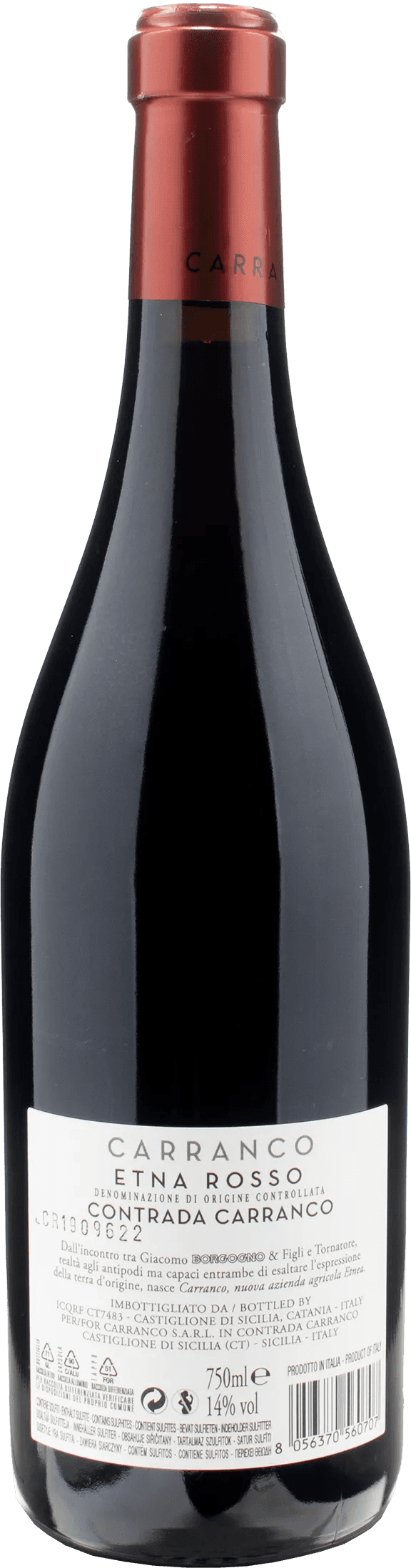 Carranco Etna Rosso Contrada Carranco 2019