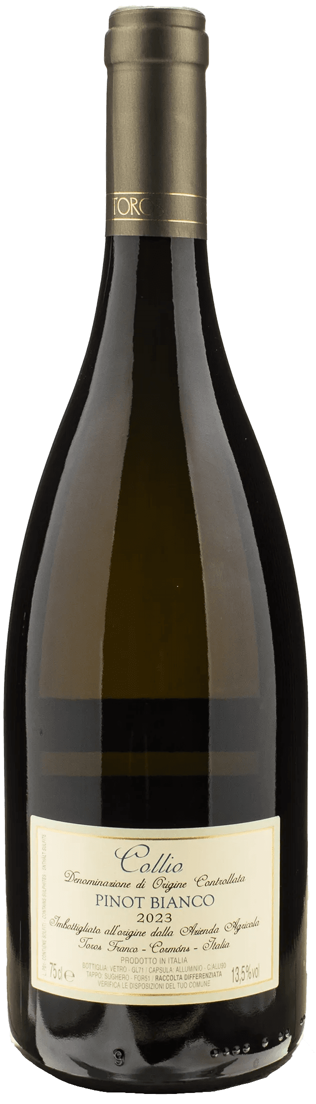 Toros Collio Pinot Bianco 2023
