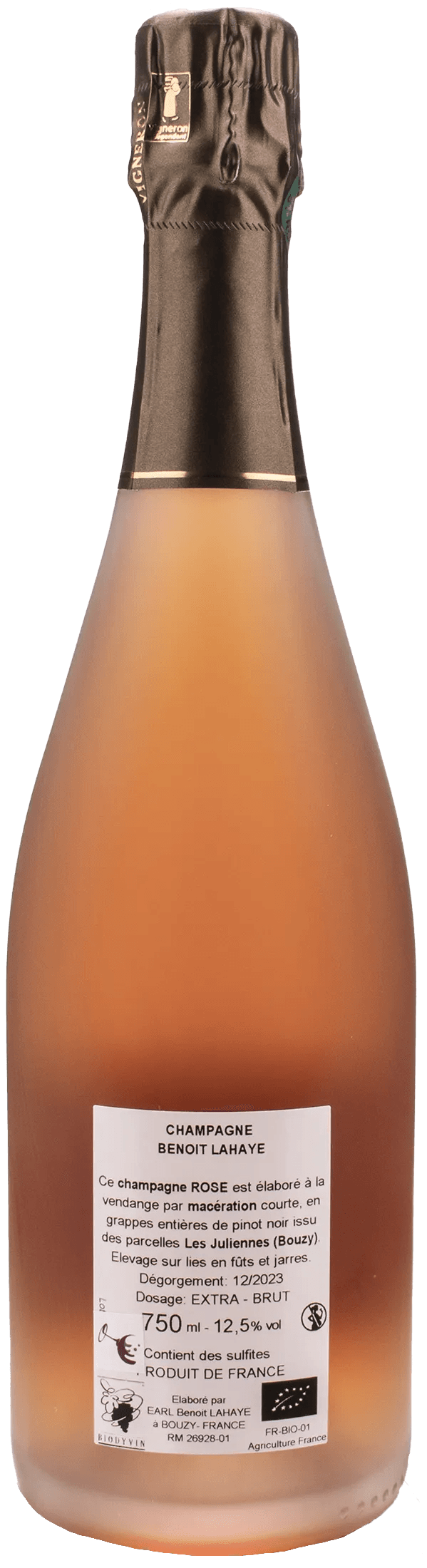 Benoit Lahaye Rosè de Maceration