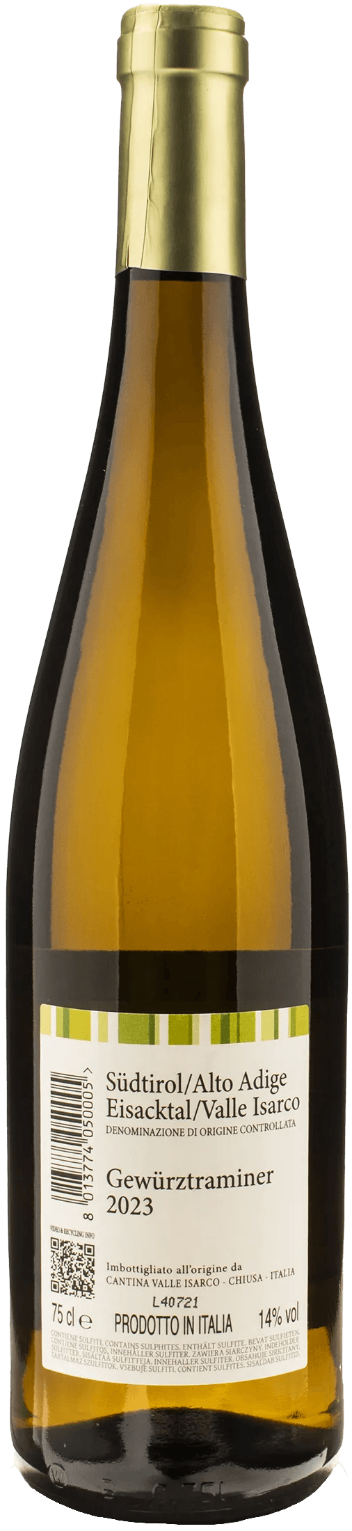 Cantina Valle Isarco Gewurztraminer 2023