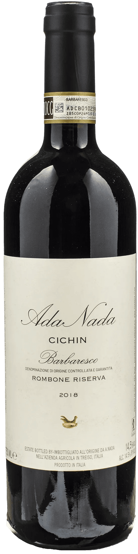 Ada Nada Barbaresco Riserva Rombone Cichin 2018