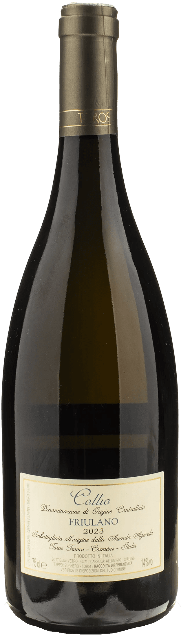 Toros Collio Friulano 2023