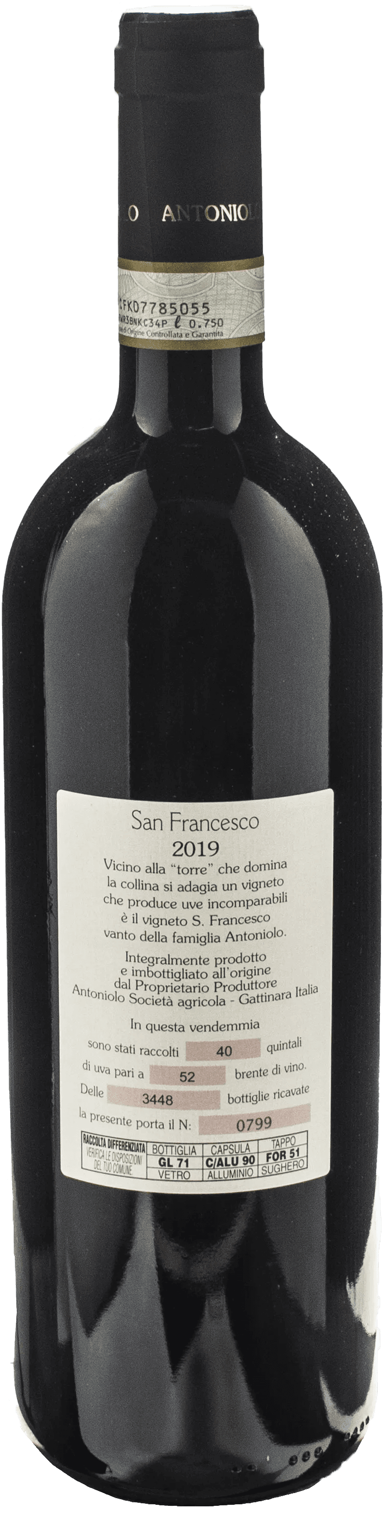 Antoniolo Gattinara San Francesco Riserva 2019