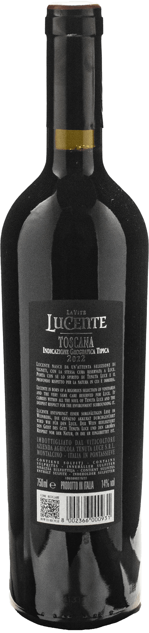 Tenuta Luce della Vite Lucente 2022