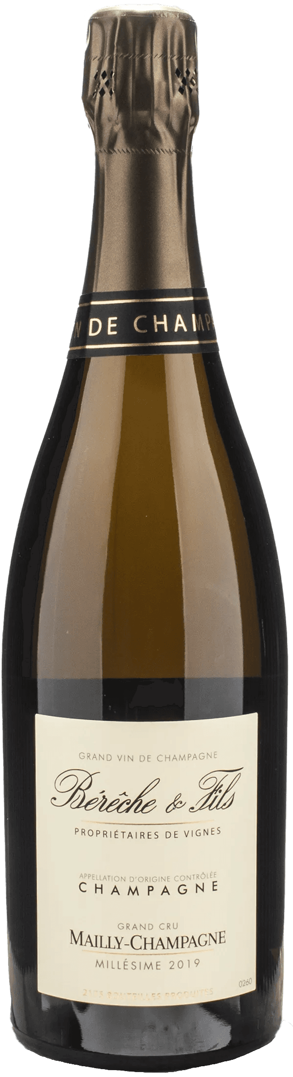 Bereche Champagne Grand Cru Mailly Extra Brut 2019