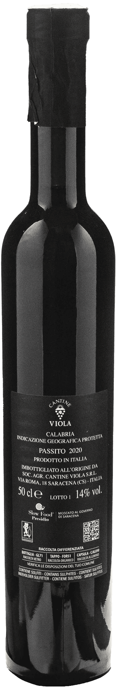Cantine Viola Moscato Passito di Saracena 0.5L 2020
