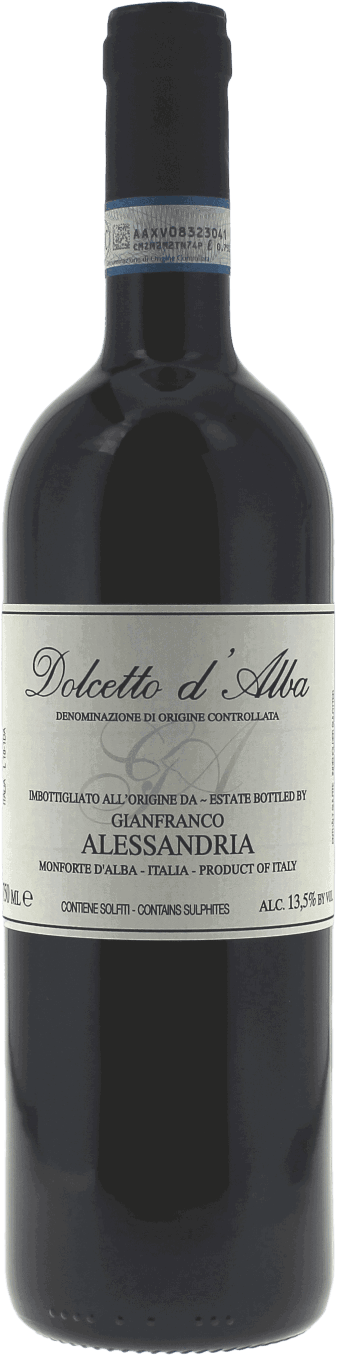 Alessandria Dolcetto Italie, 2021