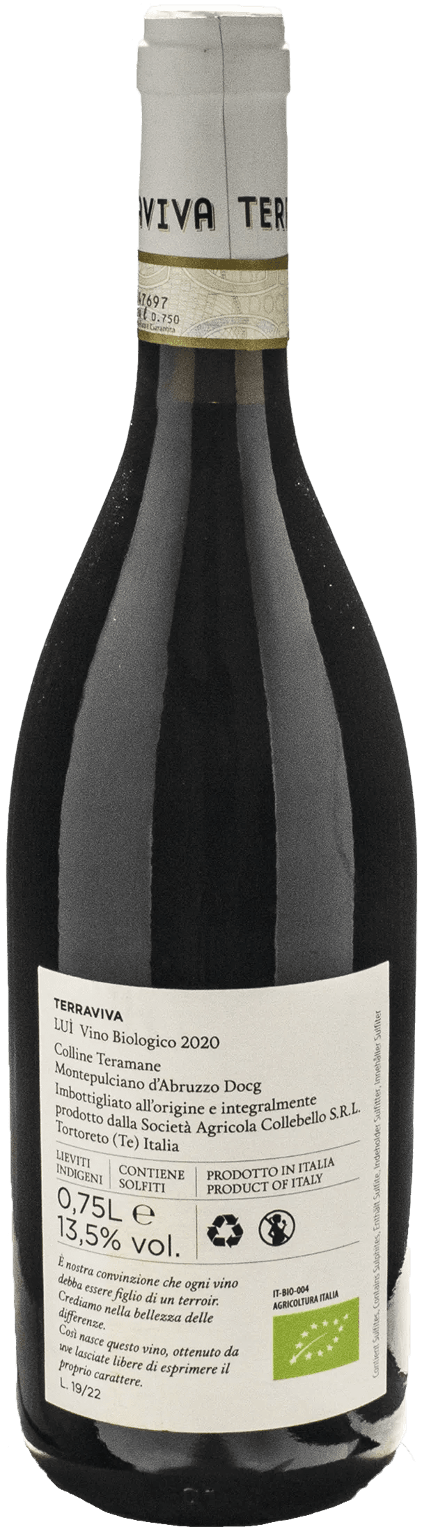 Terraviva Montepulciano d'Abruzzo Lui 2020