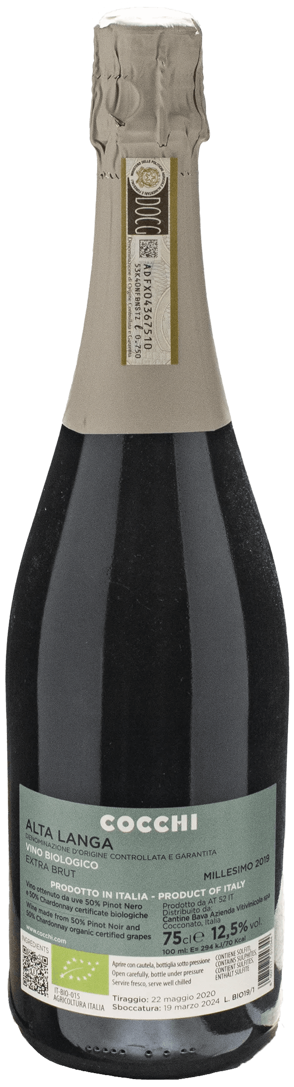 Cocchi Alta Langa Extra Brut 2019