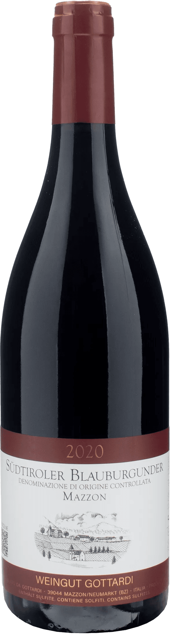 Gottardi Blauburgunder Mazzon Pinot Nero 2020