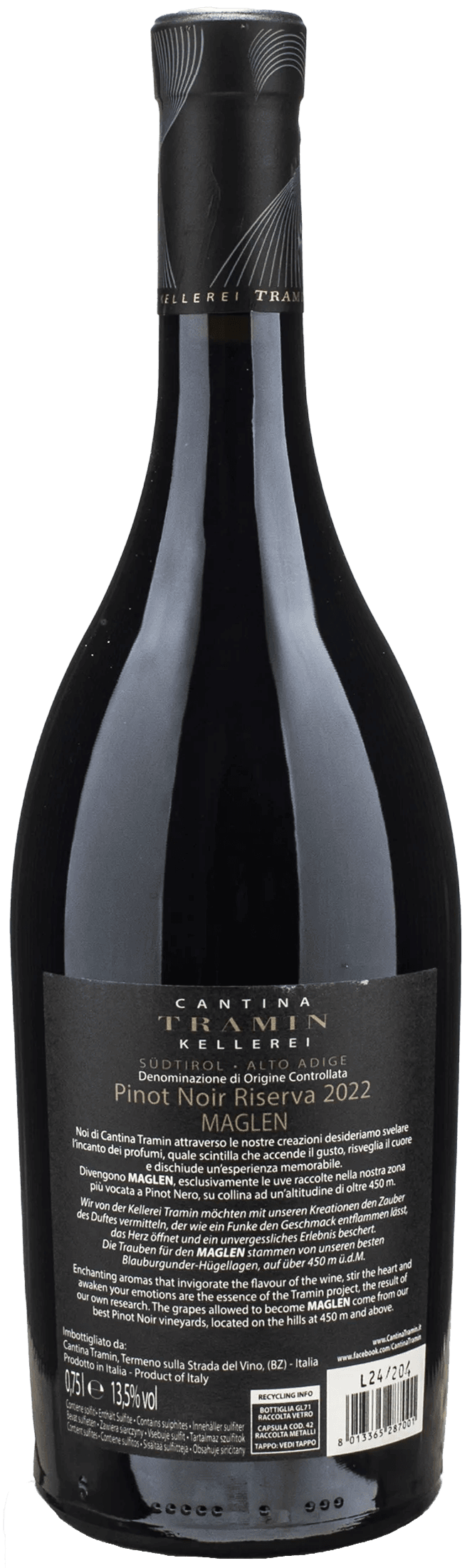Tramin Maglen Pinot Nero Riserva 2022